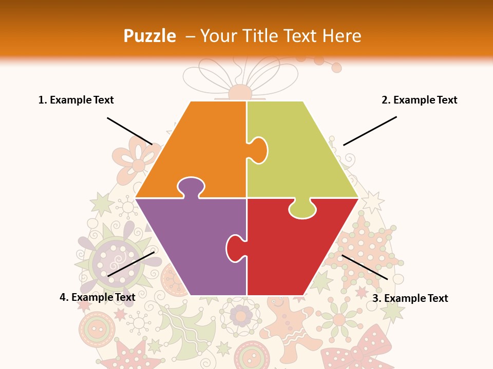 Decorated Christmas Holiday PowerPoint Template