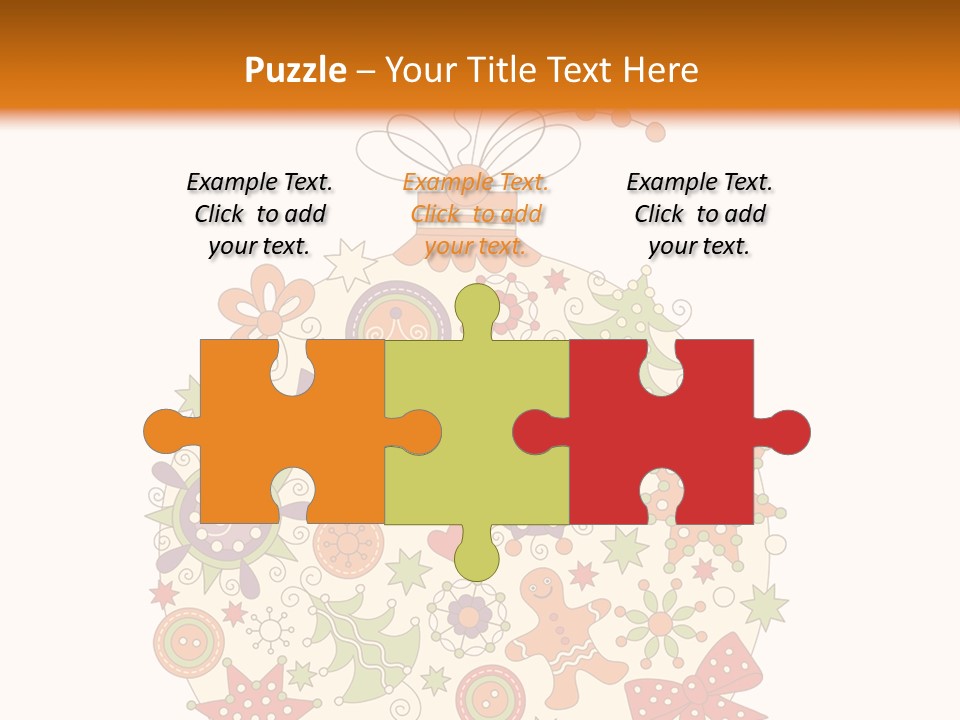 Decorated Christmas Holiday PowerPoint Template