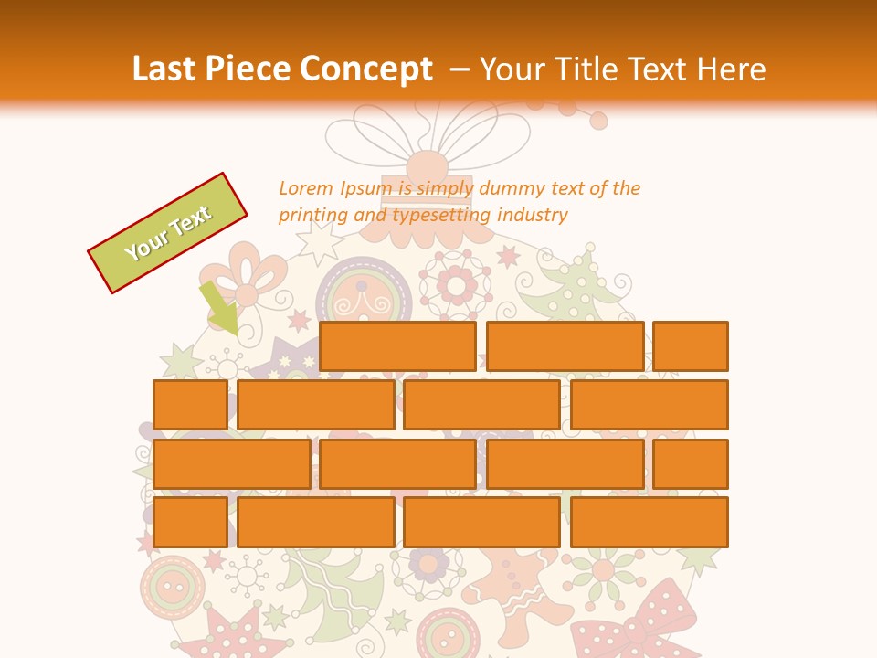 Decorated Christmas Holiday PowerPoint Template