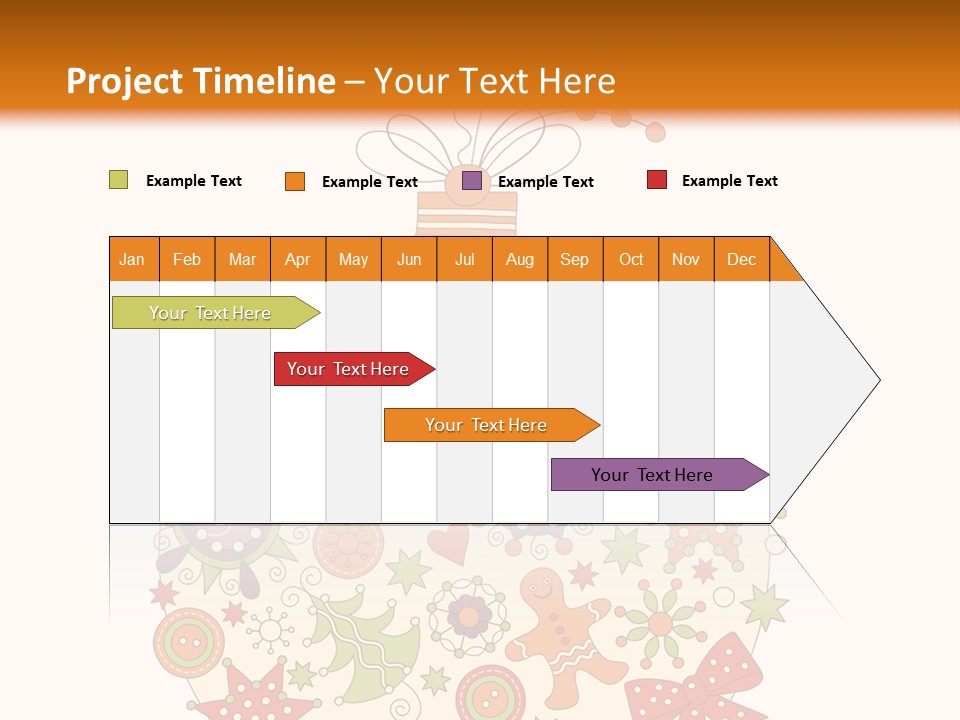 Decorated Christmas Holiday PowerPoint Template
