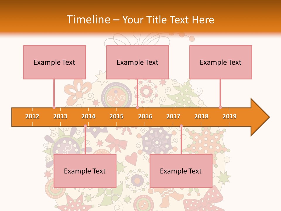 Decorated Christmas Holiday PowerPoint Template
