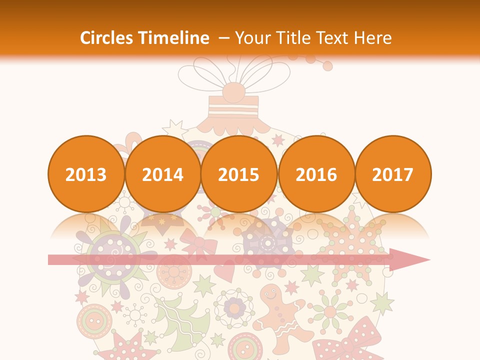 Decorated Christmas Holiday PowerPoint Template