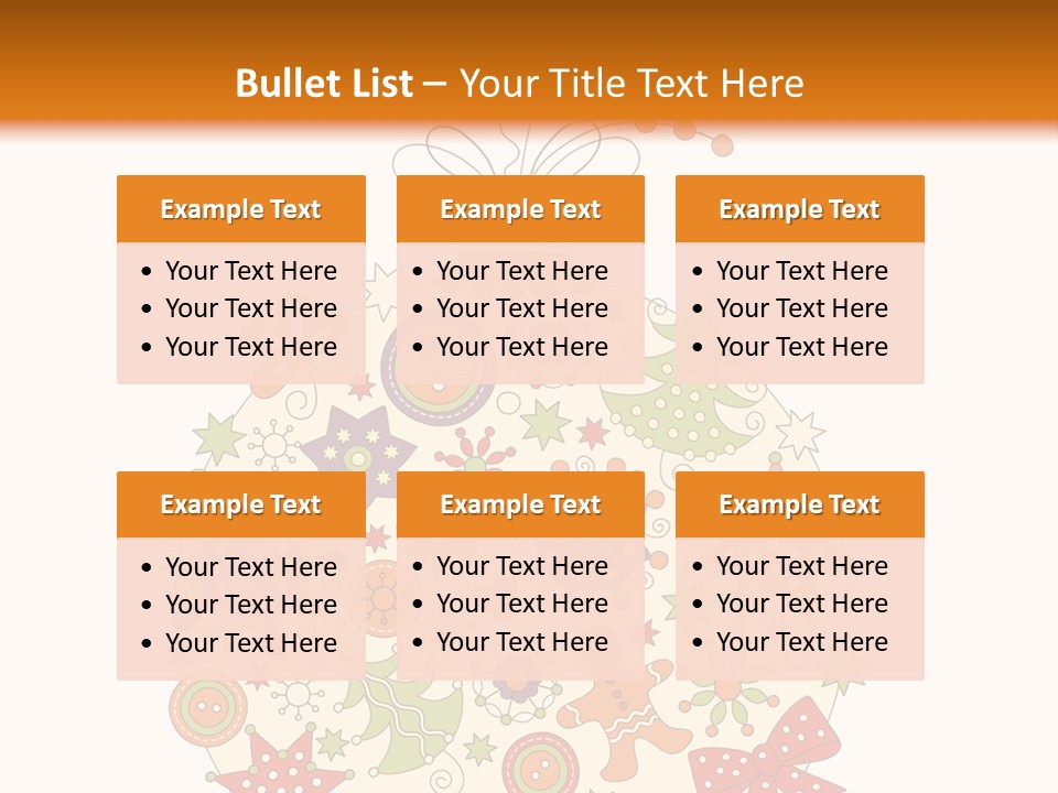Decorated Christmas Holiday PowerPoint Template