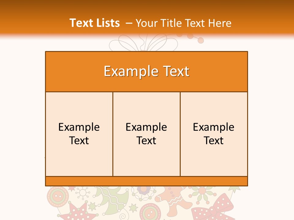 Decorated Christmas Holiday PowerPoint Template