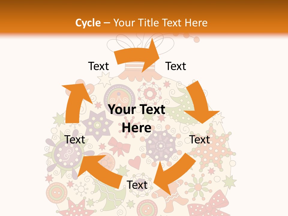 Decorated Christmas Holiday PowerPoint Template