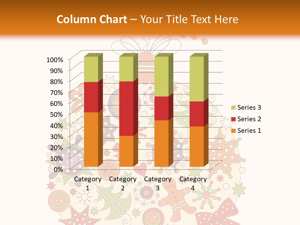 Decorated Christmas Holiday PowerPoint Template
