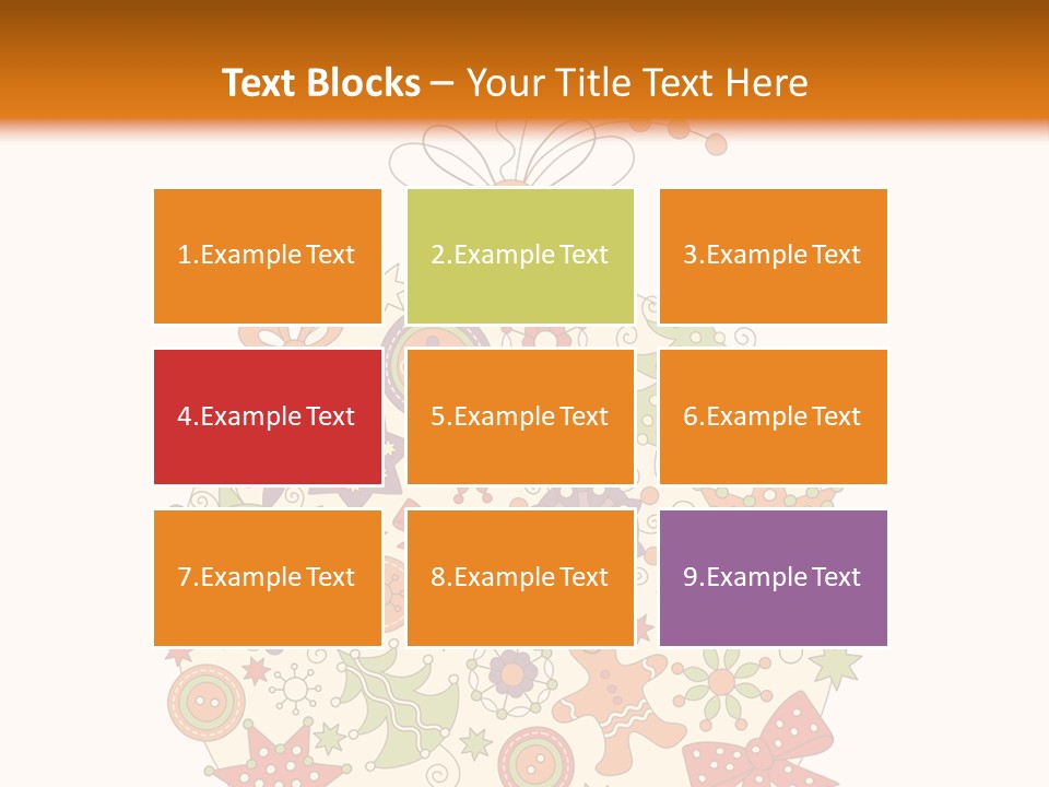 Decorated Christmas Holiday PowerPoint Template