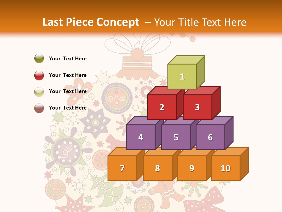 Decorated Christmas Holiday PowerPoint Template