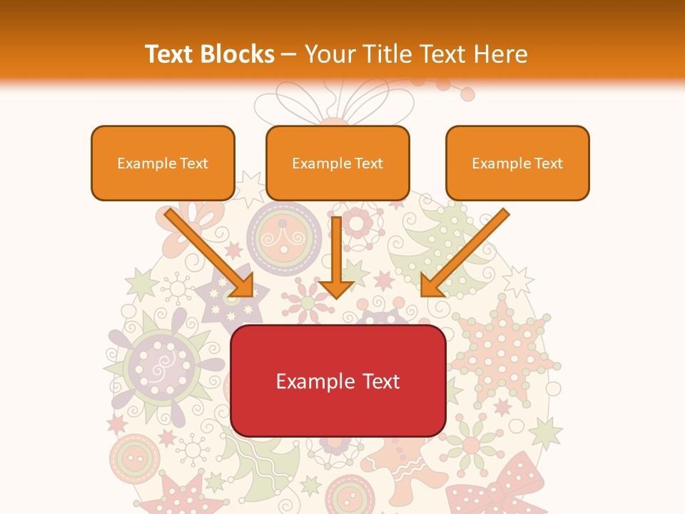 Decorated Christmas Holiday PowerPoint Template