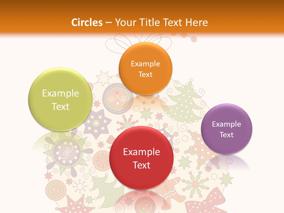 Decorated Christmas Holiday PowerPoint Template