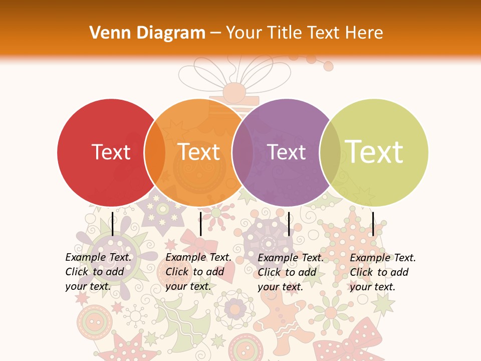 Decorated Christmas Holiday PowerPoint Template