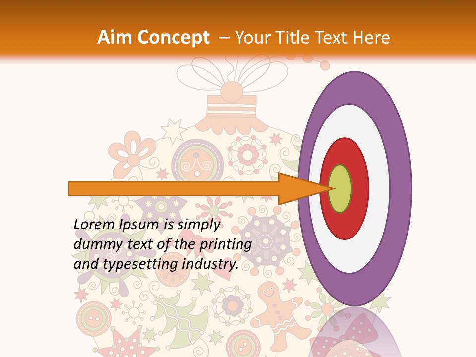 Decorated Christmas Holiday PowerPoint Template