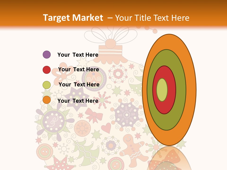 Decorated Christmas Holiday PowerPoint Template