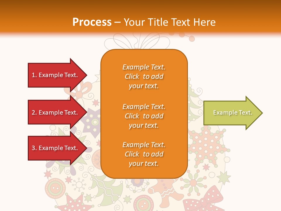 Decorated Christmas Holiday PowerPoint Template