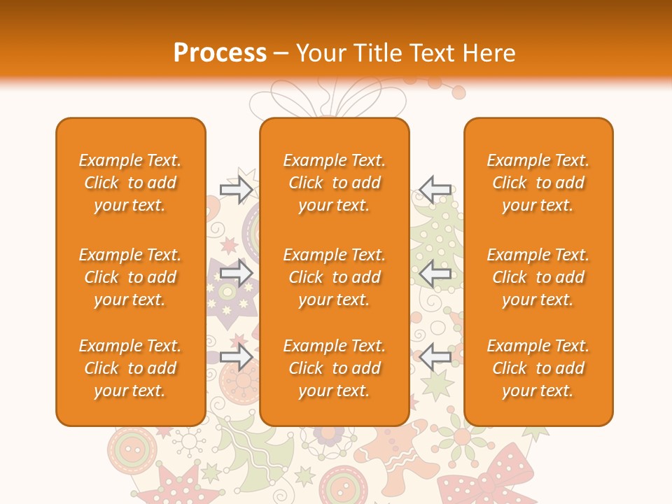 Decorated Christmas Holiday PowerPoint Template