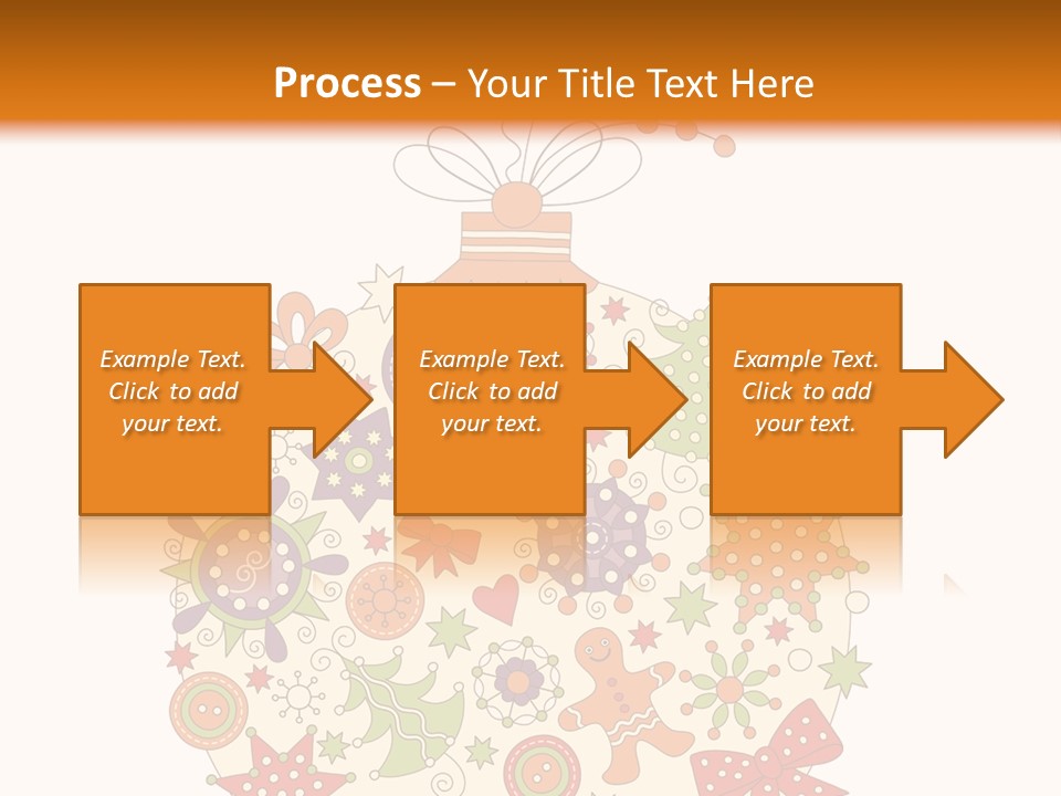 Decorated Christmas Holiday PowerPoint Template