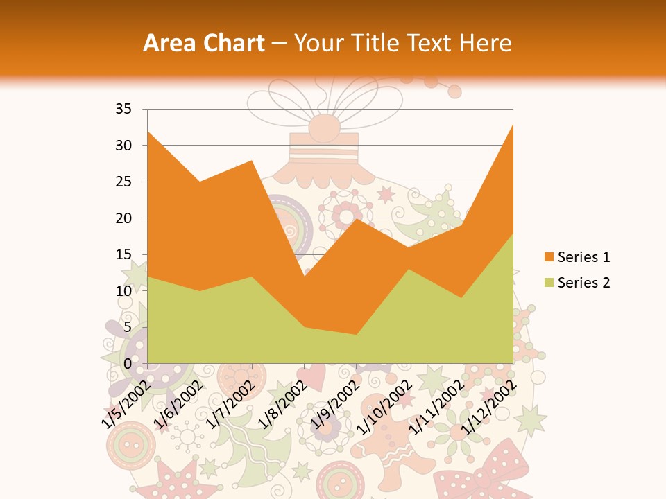 Decorated Christmas Holiday PowerPoint Template