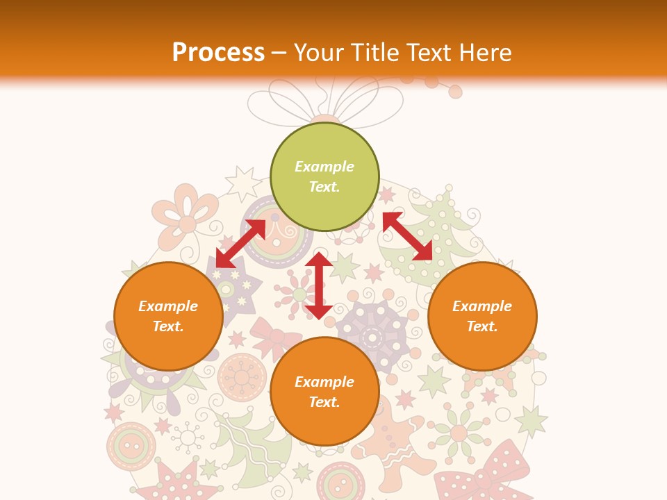 Decorated Christmas Holiday PowerPoint Template