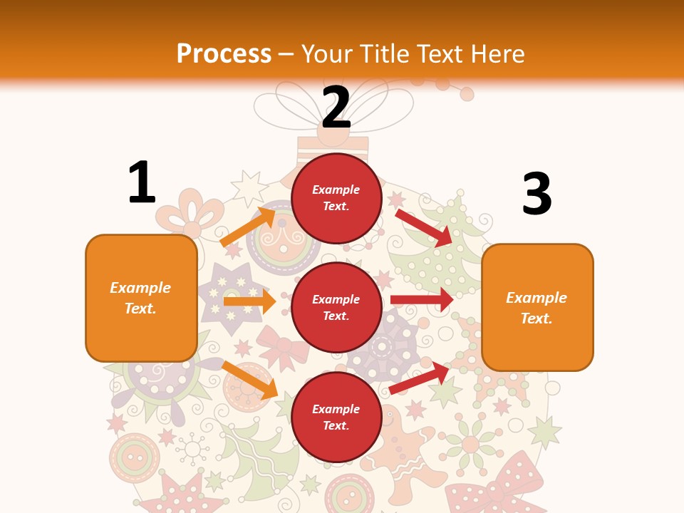 Decorated Christmas Holiday PowerPoint Template