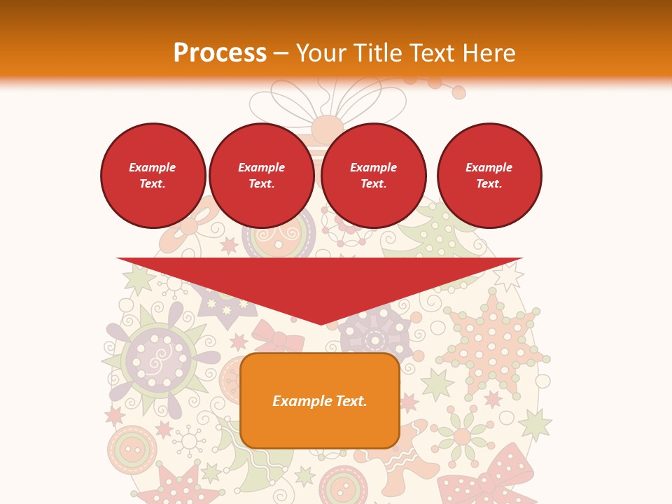 Decorated Christmas Holiday PowerPoint Template