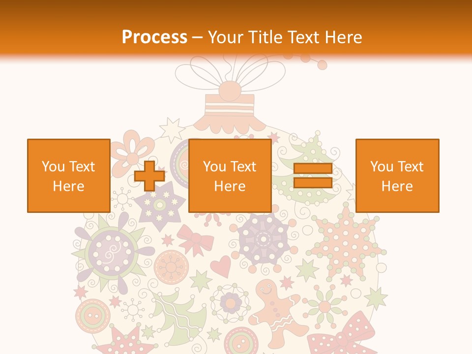 Decorated Christmas Holiday PowerPoint Template