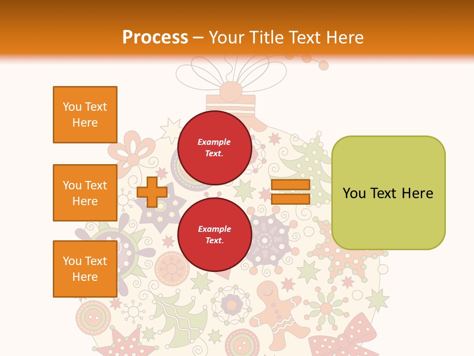 Decorated Christmas Holiday PowerPoint Template