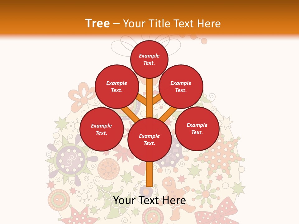 Decorated Christmas Holiday PowerPoint Template