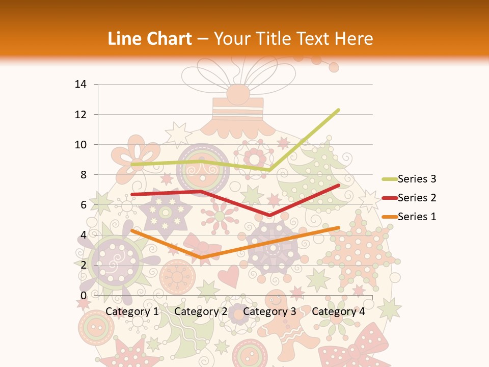 Decorated Christmas Holiday PowerPoint Template
