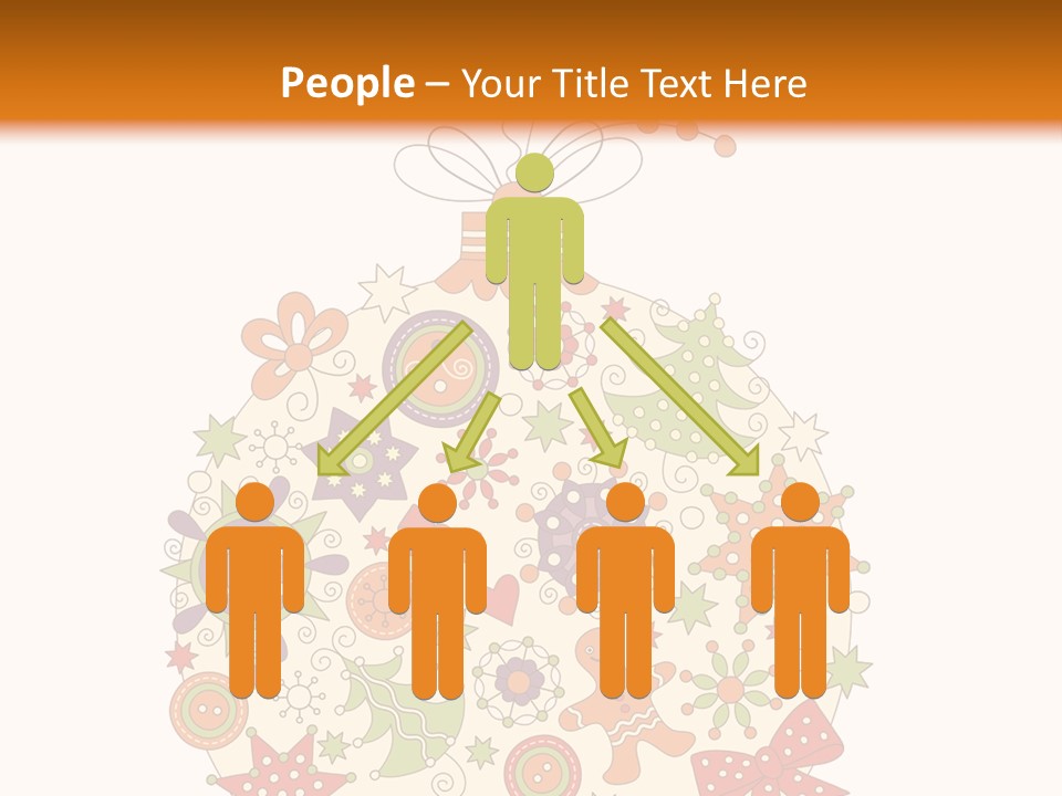 Decorated Christmas Holiday PowerPoint Template