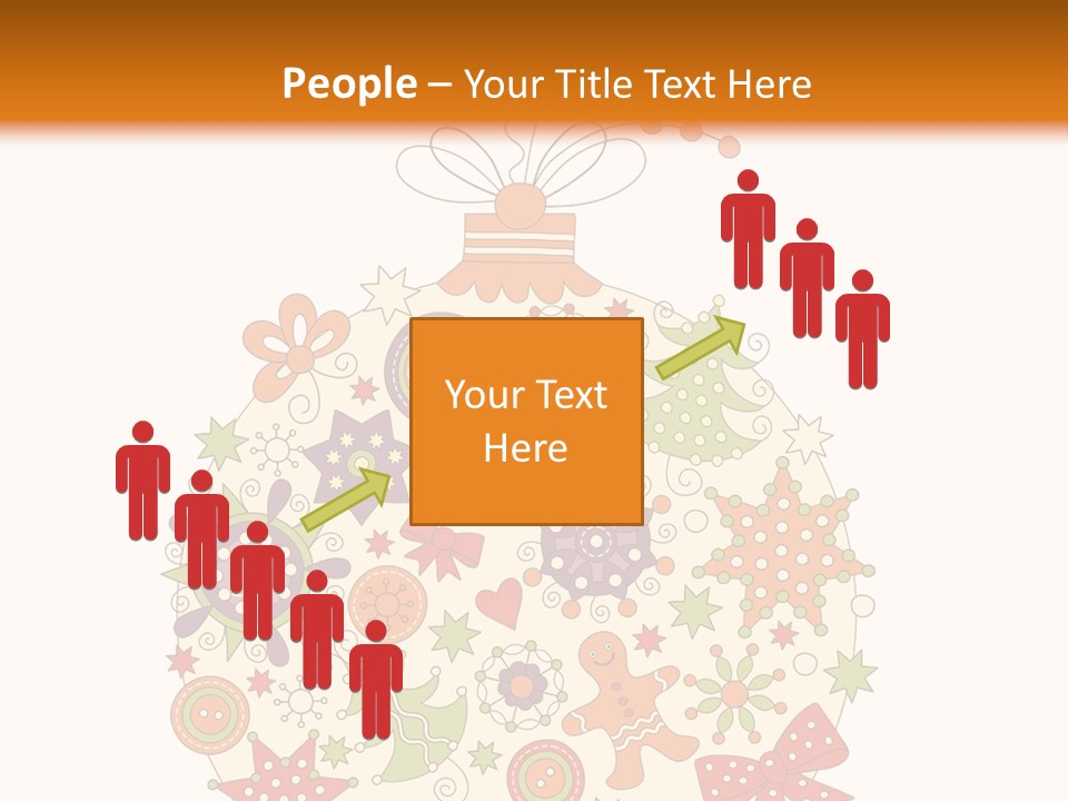 Decorated Christmas Holiday PowerPoint Template