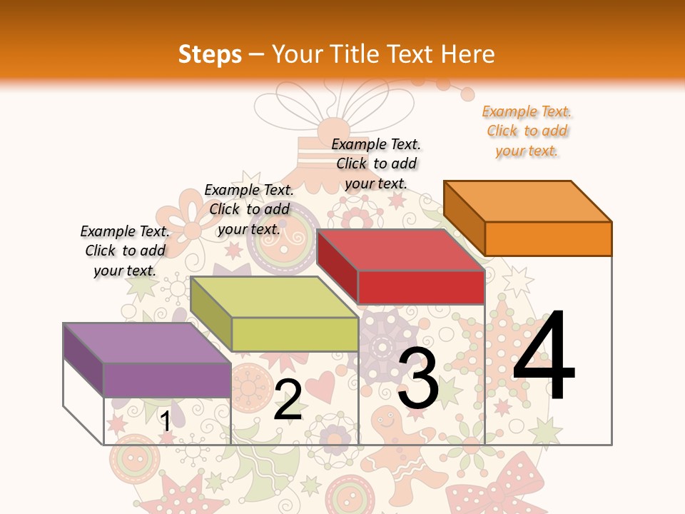 Decorated Christmas Holiday PowerPoint Template