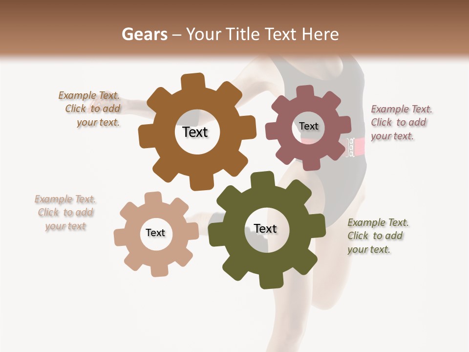 Erotic Instructor Jump PowerPoint Template