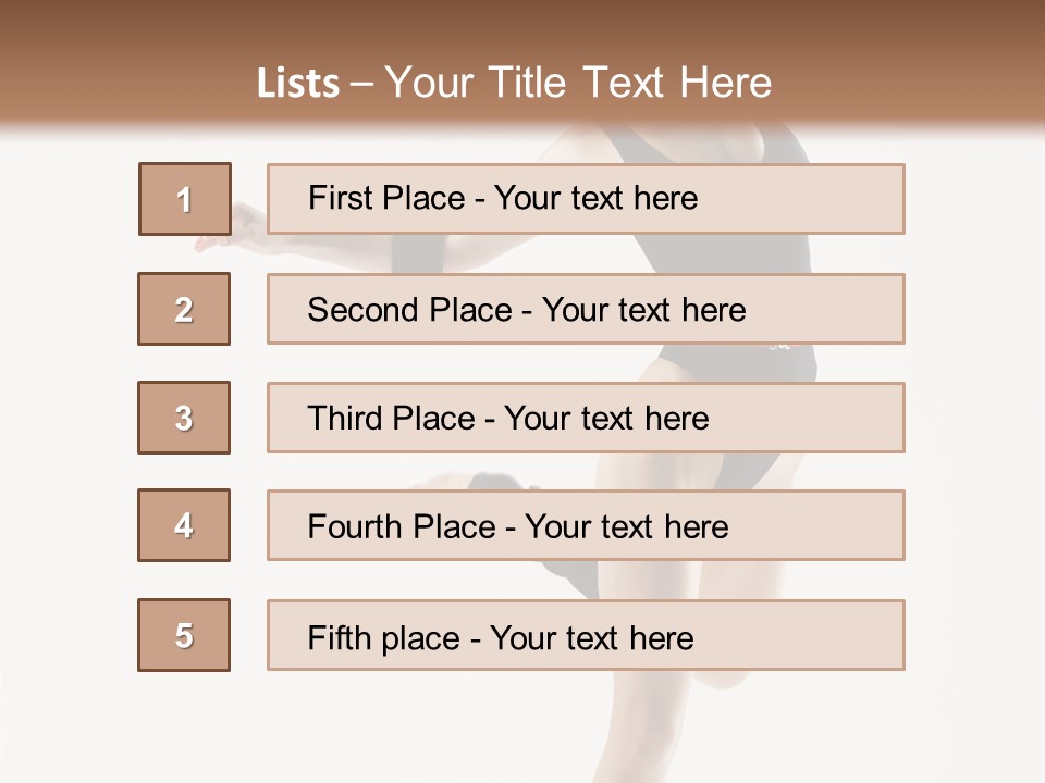 Erotic Instructor Jump PowerPoint Template