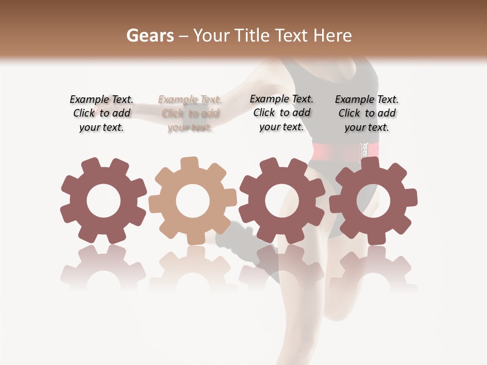 Erotic Instructor Jump PowerPoint Template