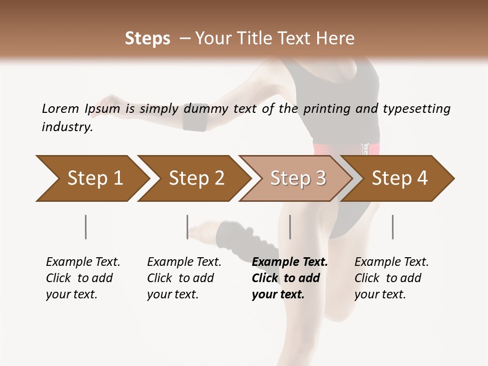 Erotic Instructor Jump PowerPoint Template