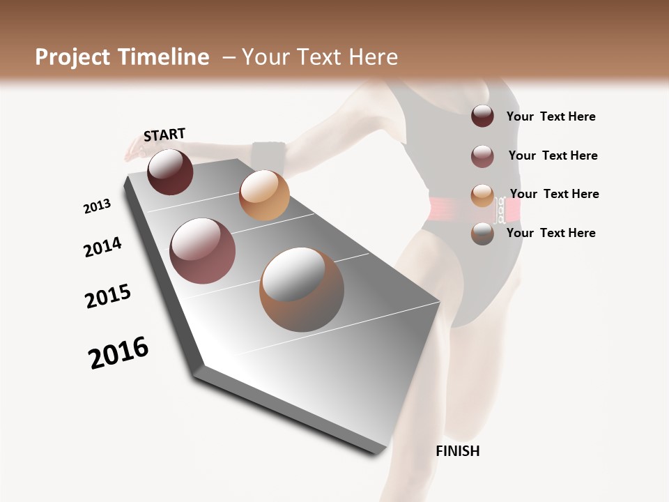 Erotic Instructor Jump PowerPoint Template