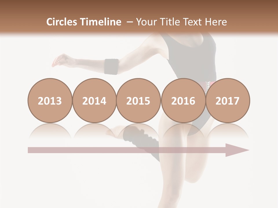 Erotic Instructor Jump PowerPoint Template