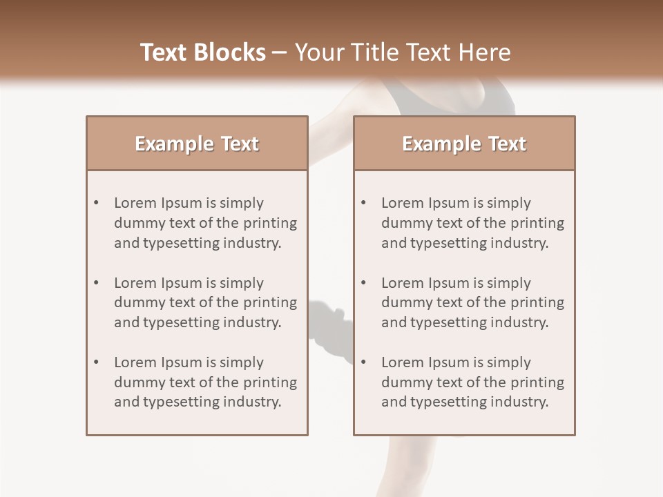 Erotic Instructor Jump PowerPoint Template