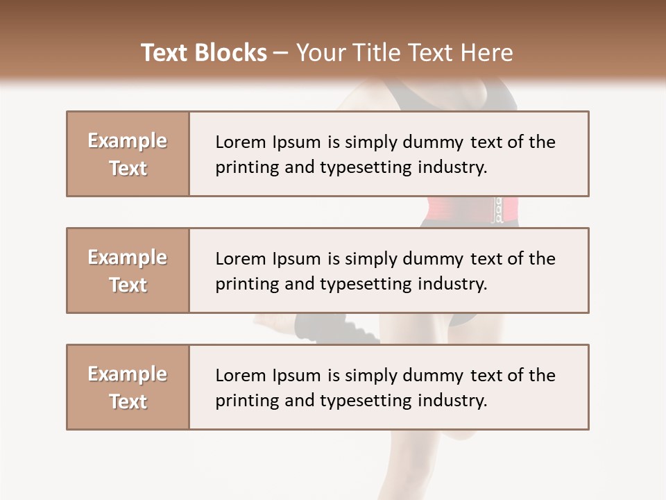 Erotic Instructor Jump PowerPoint Template