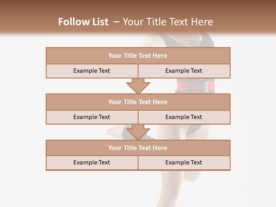 Erotic Instructor Jump PowerPoint Template