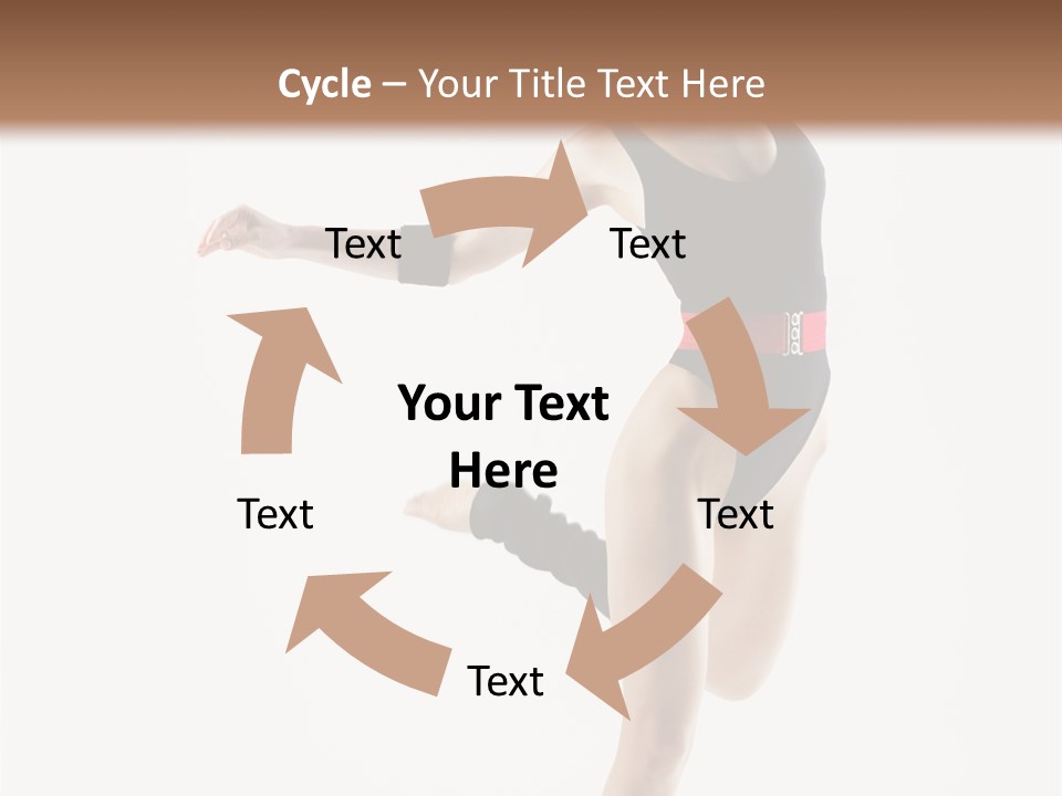 Erotic Instructor Jump PowerPoint Template