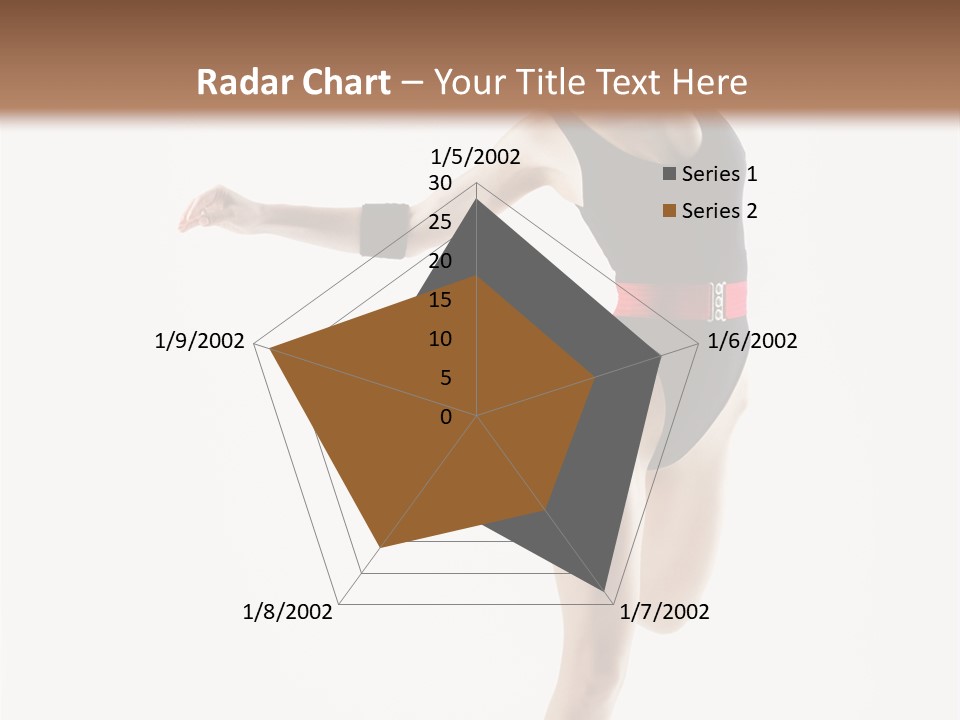 Erotic Instructor Jump PowerPoint Template
