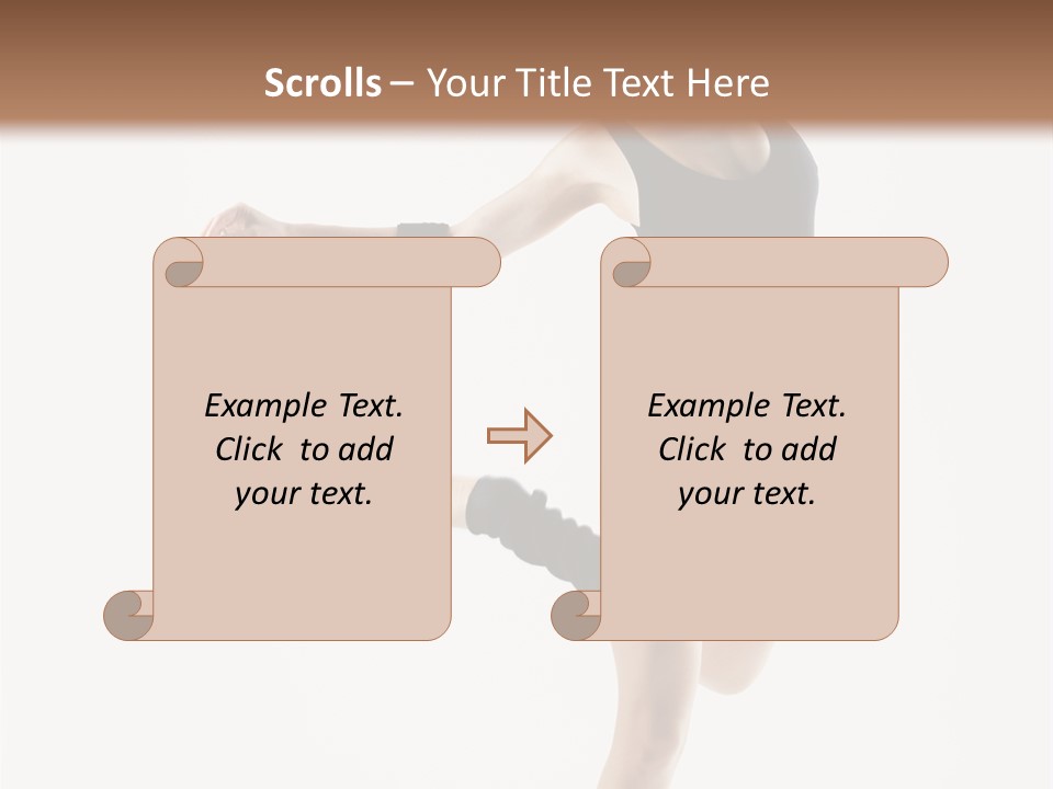 Erotic Instructor Jump PowerPoint Template