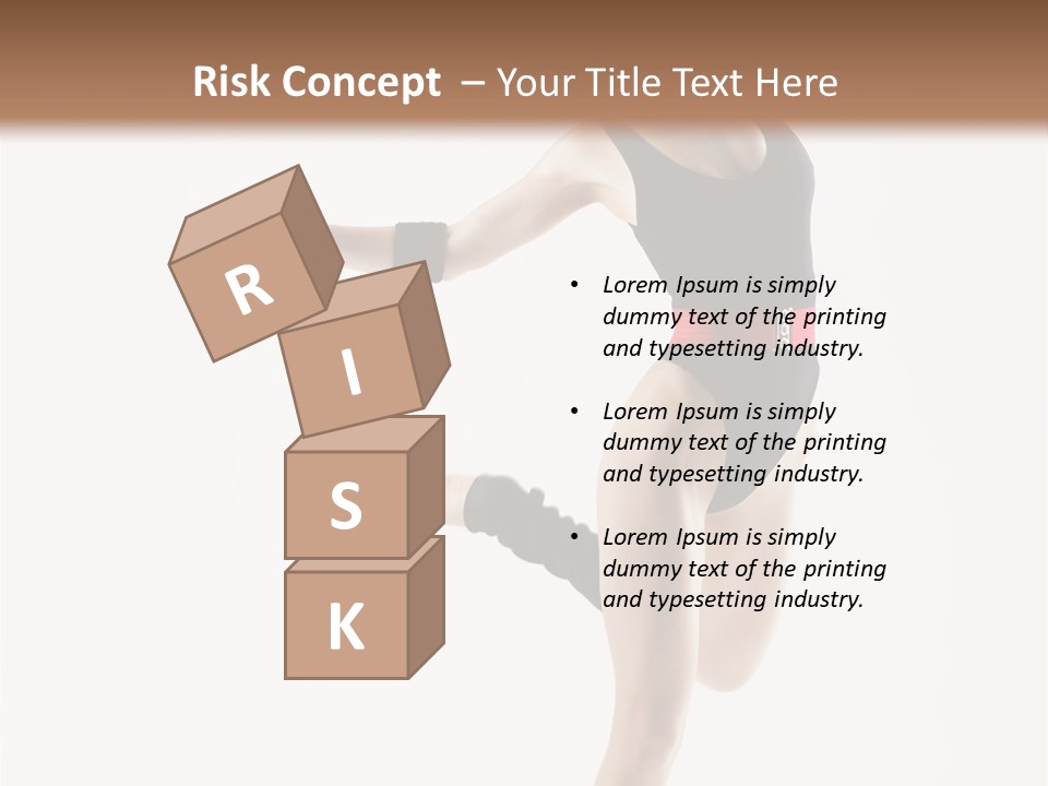 Erotic Instructor Jump PowerPoint Template