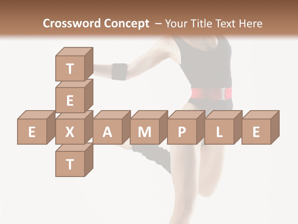 Erotic Instructor Jump PowerPoint Template