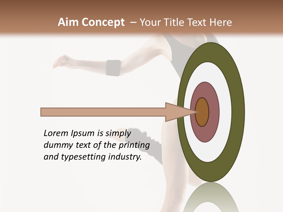 Erotic Instructor Jump PowerPoint Template