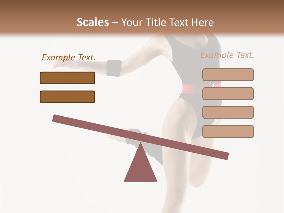 Erotic Instructor Jump PowerPoint Template