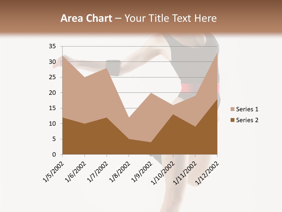 Erotic Instructor Jump PowerPoint Template