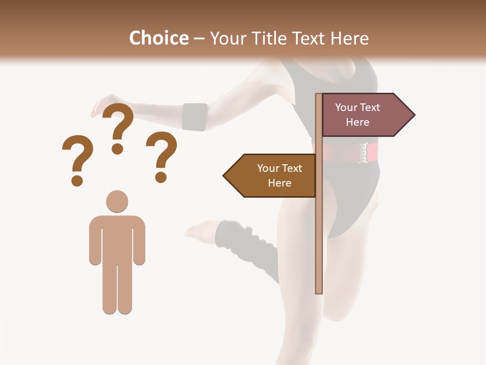 Erotic Instructor Jump PowerPoint Template