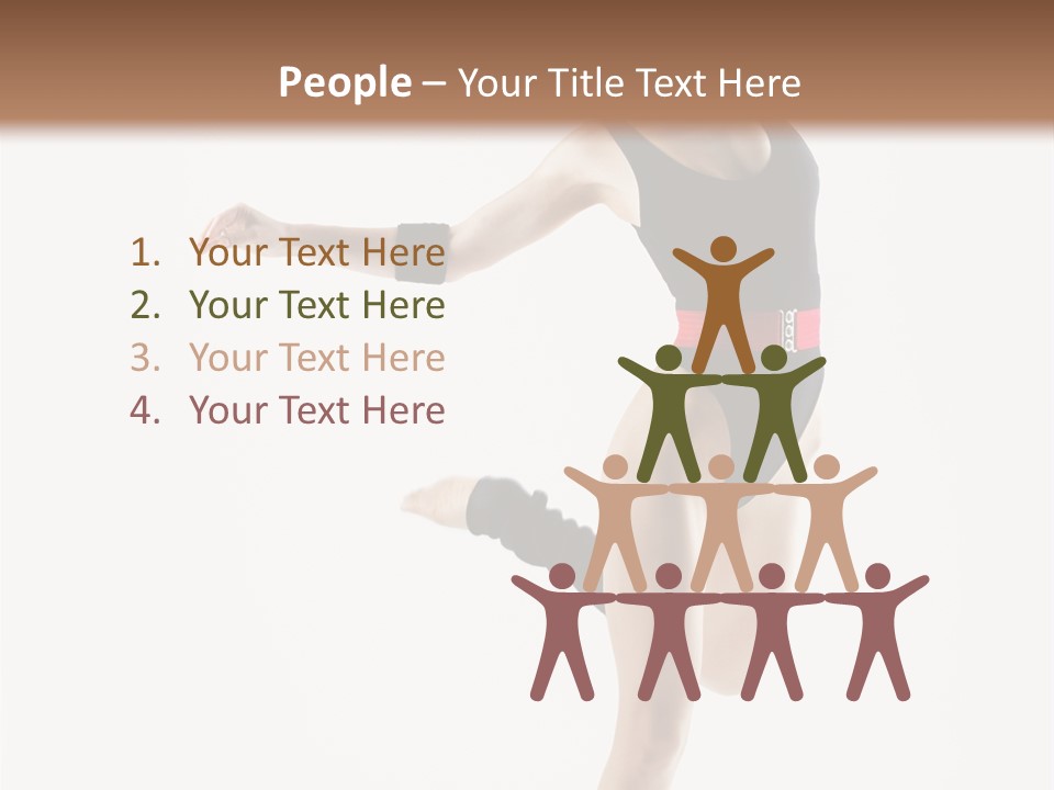 Erotic Instructor Jump PowerPoint Template